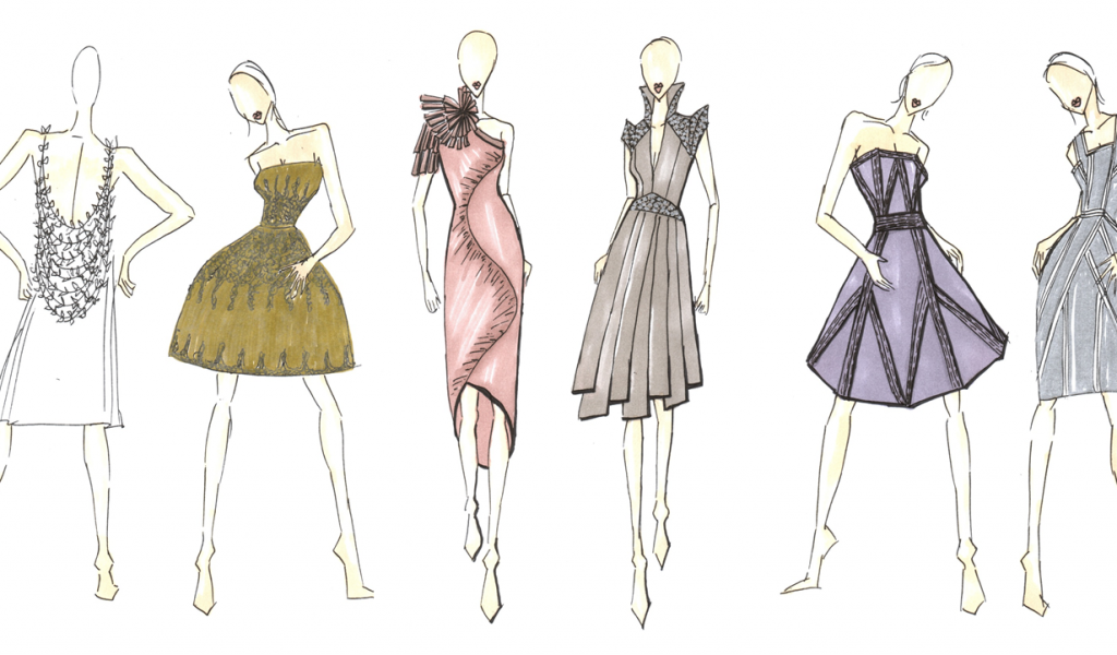 Sketching in Fashion Designing